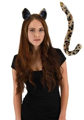 Cat and Ears Tail Set Cheetah