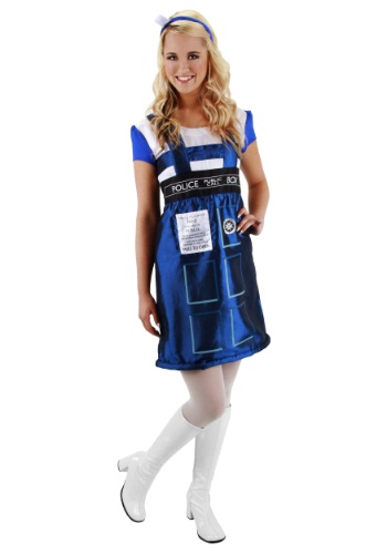 Click Here to buy Dr. Who Costume TARDIS Dress from HalloweenCostumes, CDN Funds & Shipping
