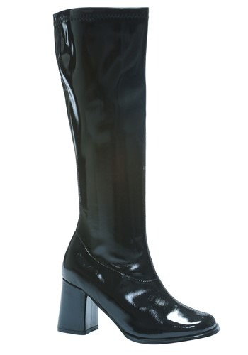 Click Here to buy Womens Black Gogo Boots from HalloweenCostumes, CDN Funds & Shipping