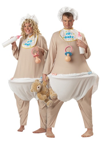 Click Here to buy Adult Baby Costume from HalloweenCostumes, CDN Funds & Shipping