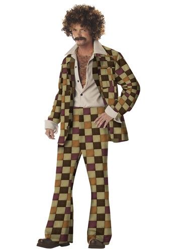 Click Here to buy Mens Disco Leisure Suit Costume from HalloweenCostumes, CDN Funds & Shipping