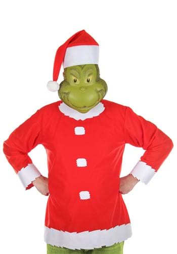 Click Here to buy Dr. Seuss The Grinch Santa Adult Costume from HalloweenCostumes, CDN Funds & Shipping