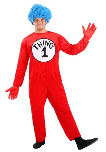 Click Here to buy Thing 1 & Thing 2 Adult Costume from HalloweenCostumes, CDN Funds & Shipping