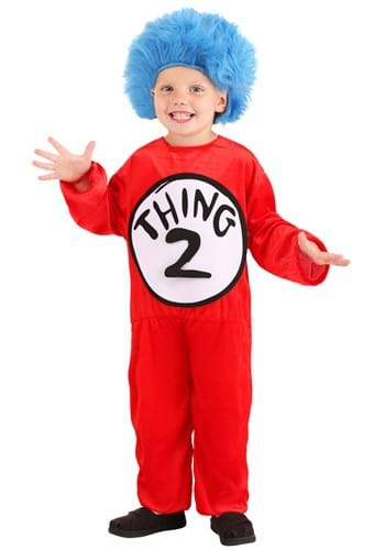 Click Here to buy Thing 1 & Thing 2 Toddler Costume from HalloweenCostumes, CDN Funds & Shipping