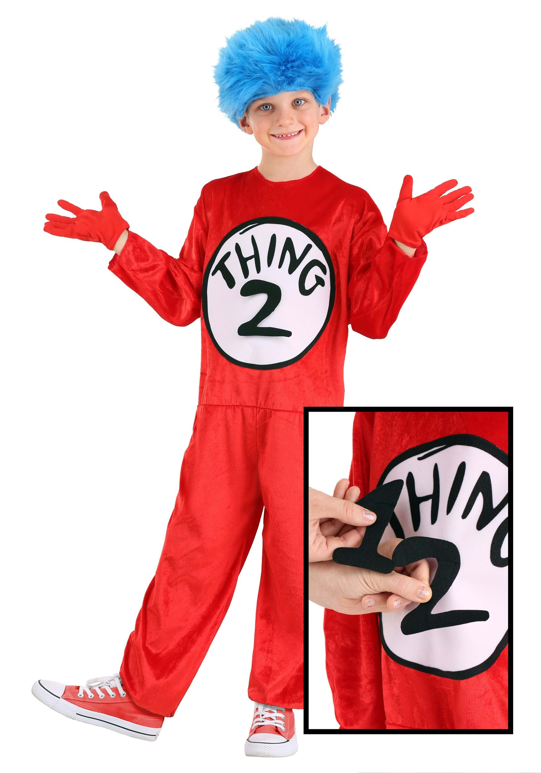 Dr. Seuss Thing 1 & Thing 2 Kid's Costume | Dr. Seuss Costumes