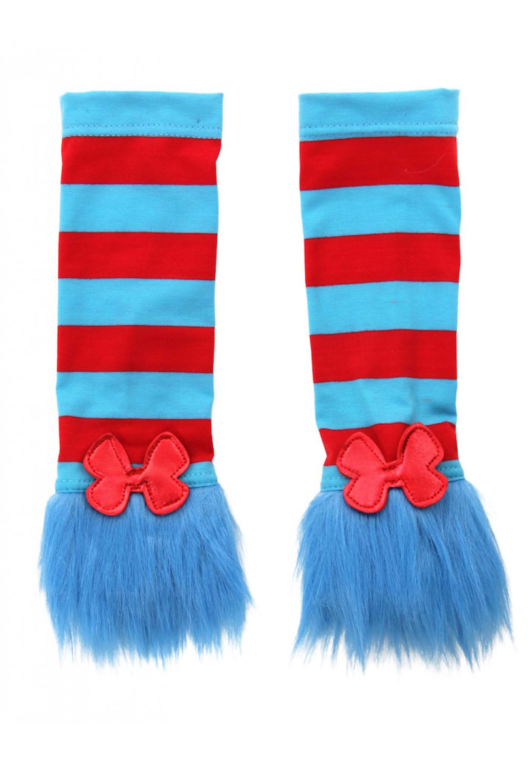 Dr. Seuss Thing 1 & Thing 2 Glovettes | Costume Accessories