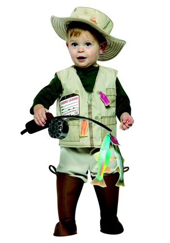 Click Here to buy Baby/Toddler Future Fisherman Costume from HalloweenCostumes, CDN Funds & Shipping