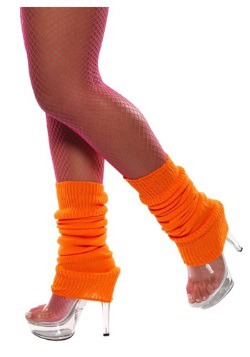 Orange Leg Warmers	