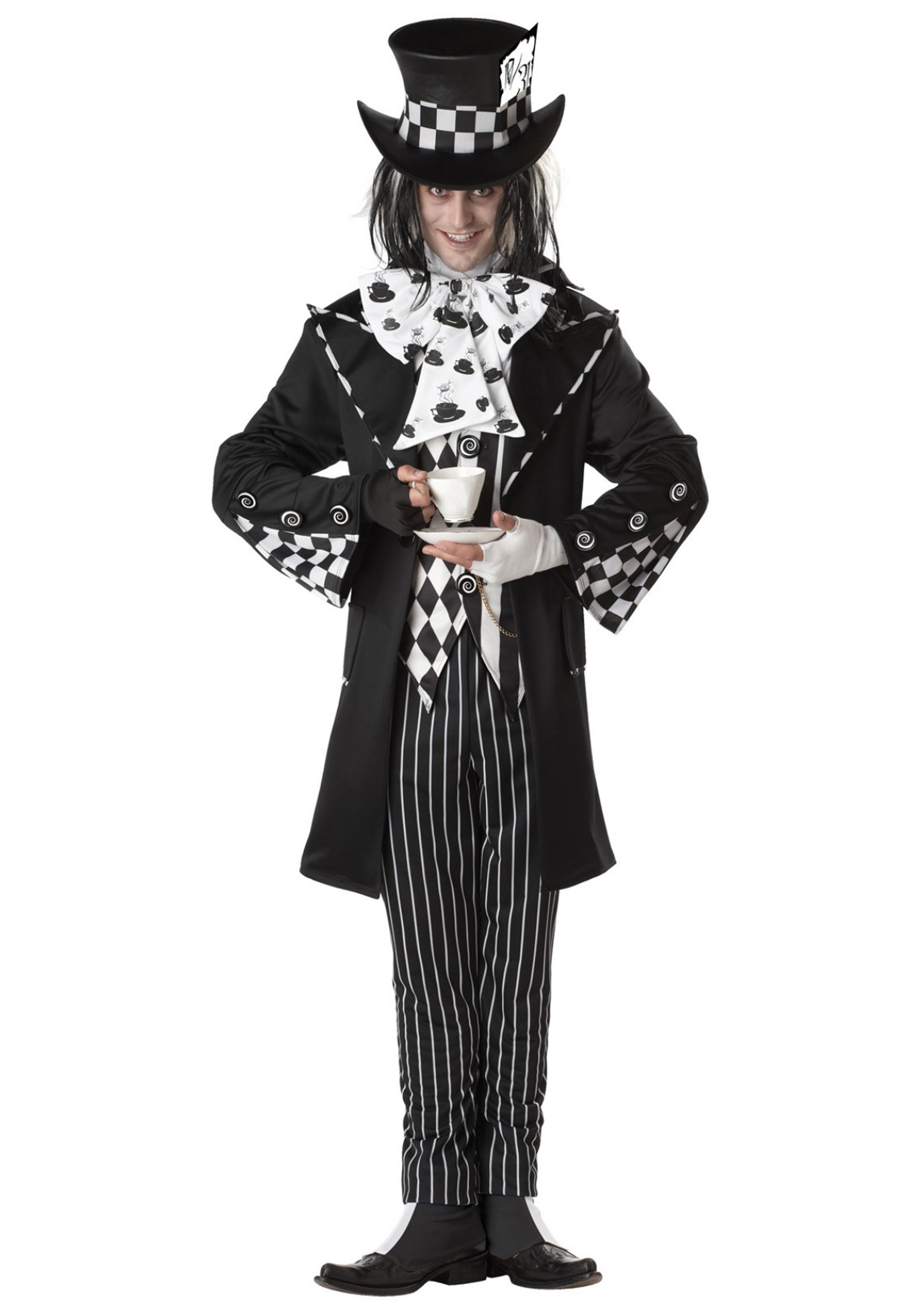 Dark Mad Hatter Men's Costume , Alice In Wonderland Costumes