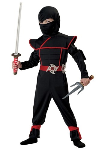 Click Here to buy Toddler Stealth Ninja Costume from HalloweenCostumes, CDN Funds & Shipping