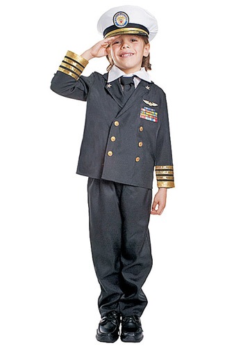 Click Here to buy Kids Navy Admiral Costume from HalloweenCostumes, CDN Funds & Shipping