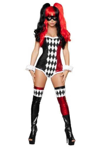 Click Here to buy Sexy Jokester Costume from HalloweenCostumes, CDN Funds & Shipping