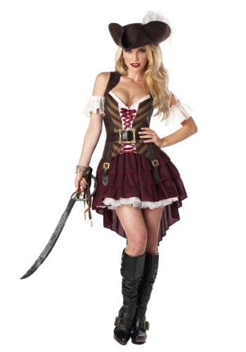 Click Here to buy Plus Size Sexy Swashbuckler Captain Costume from HalloweenCostumes, CDN Funds & Shipping
