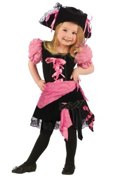 Toddler Pink Punk Pirate Costume