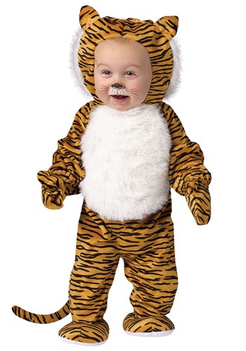 Click Here to buy Toddler Cuddly Tiger Costume from HalloweenCostumes, CDN Funds & Shipping