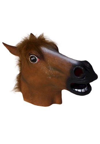 Click Here to buy Deluxe Latex Horse Mask from HalloweenCostumes, CDN Funds & Shipping