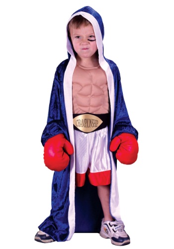 Click Here to buy Kids Lil Champ Boxer Costume from HalloweenCostumes, CDN Funds & Shipping