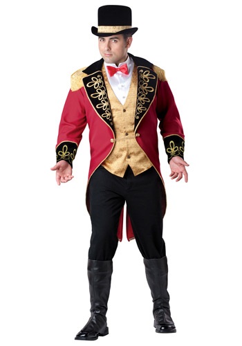 Click Here to buy Plus Size Ring Master Costume from HalloweenCostumes, CDN Funds & Shipping