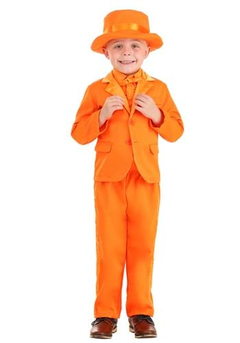 Click Here to buy Orange Tuxedo Costume for Toddlers from HalloweenCostumes, CDN Funds & Shipping