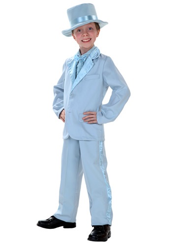 Blue Tuxedo Costume for Kids