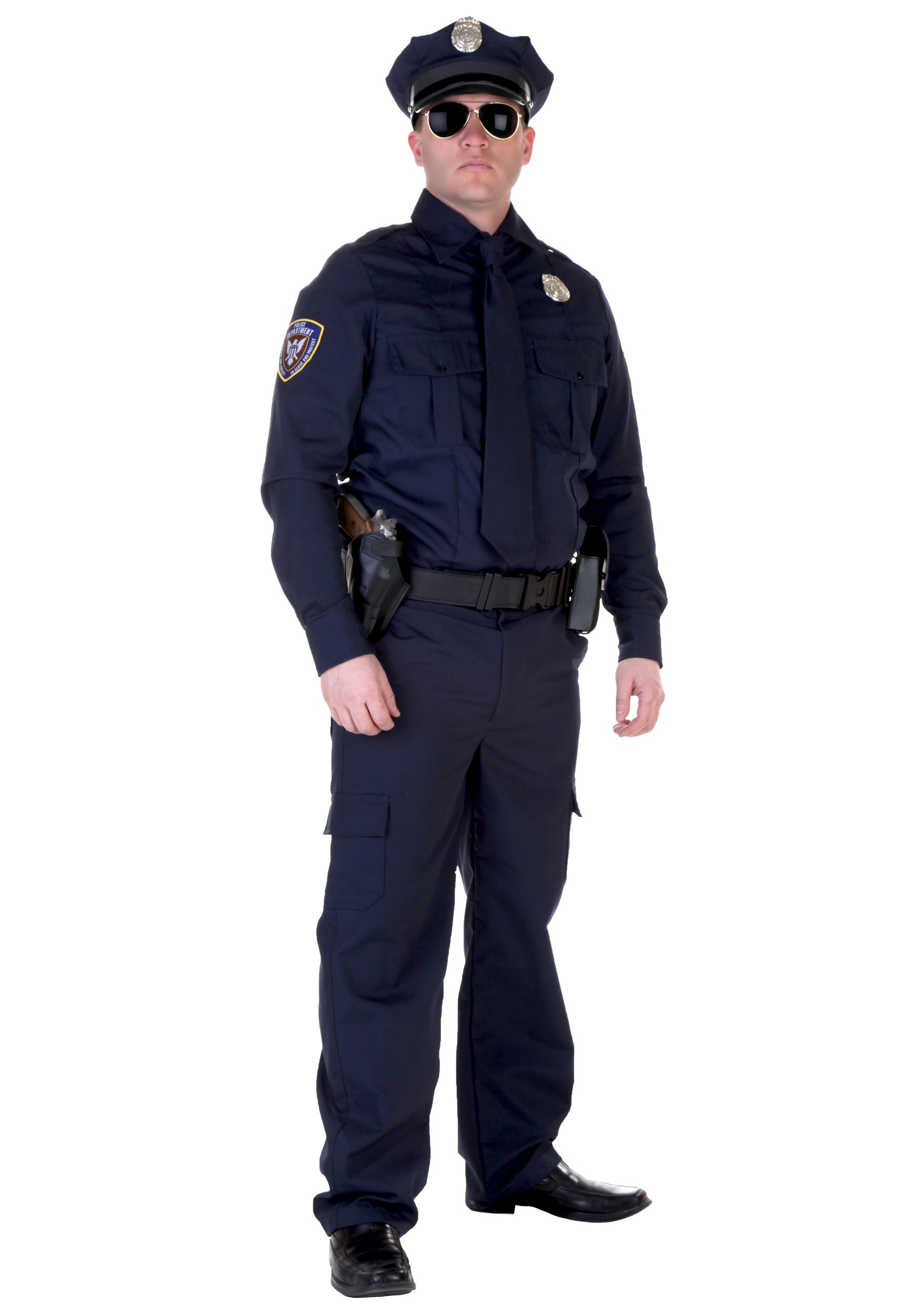 Plus Size Men's Authentic Cop Costume