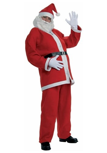 Click Here to buy Plus Size Simply Santa Mens Costume from HalloweenCostumes, CDN Funds & Shipping