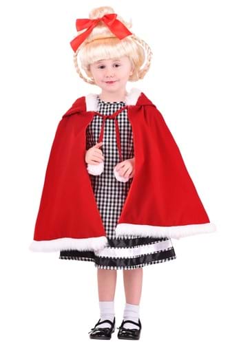 Click Here to buy Dr. Seuss Toddler Cindy Lou Who Dress Costume | How the Grinch Stole Christmas Costumes from HalloweenCostumes, CDN Funds & Shipping