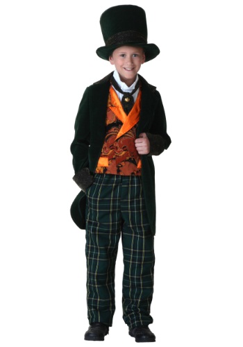 Click Here to buy Kids Deluxe Mad Hatter Costume from HalloweenCostumes, CDN Funds & Shipping