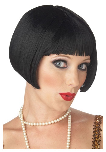 Click Here to buy Black Flapper Wig from HalloweenCostumes, CDN Funds & Shipping
