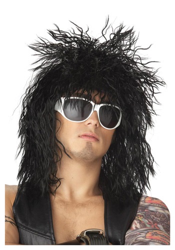 Click Here to buy Black Rocker Dude Wig from HalloweenCostumes, CDN Funds & Shipping