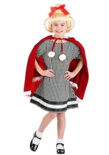 Click Here to buy Girls Dr. Seuss Cindy Lou Who Dress Costume | How the Grinch Stole Christmas Costumes from HalloweenCostumes, CDN Funds & Shipping