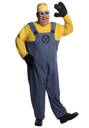 Click Here to buy Plus Size Dave Minion Costume from HalloweenCostumes, CDN Funds & Shipping