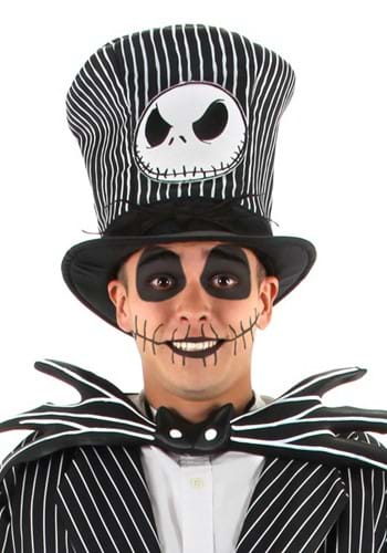 Click Here to buy Jack Skellington Costume Top Hat | Jack Skellington Accessories from HalloweenCostumes, CDN Funds & Shipping