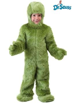 Toddler Green Furry Jumpsuit Costume