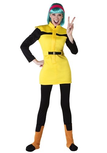 Click Here to buy Dragon Ball Z Adult Bulma Costume from HalloweenCostumes, CDN Funds & Shipping