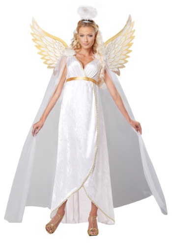 Click Here to buy Plus Size Adult Guardian Angel Costume from HalloweenCostumes, CDN Funds & Shipping