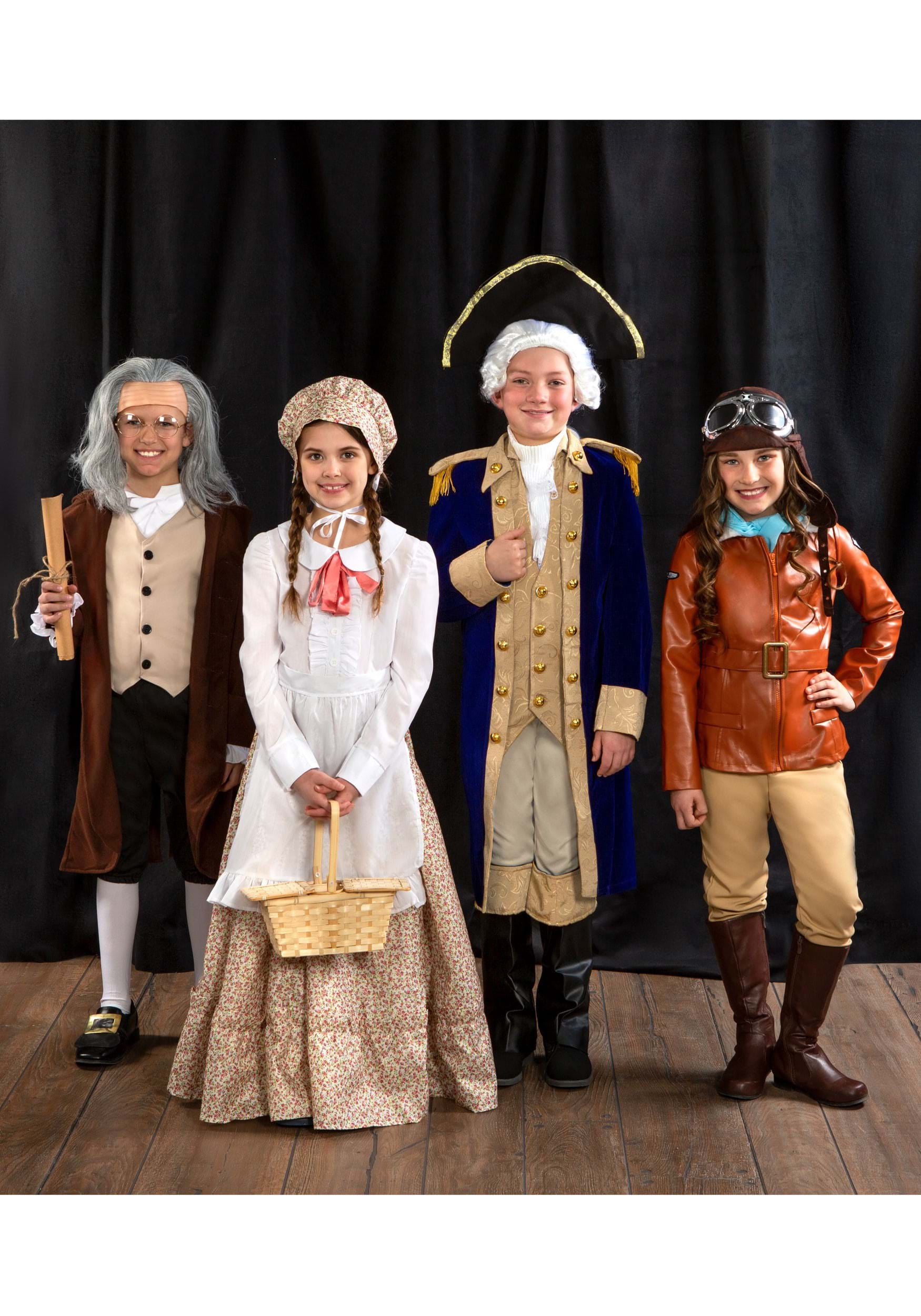 Boys Benjamin Franklin Costume , Historical Figure Costume