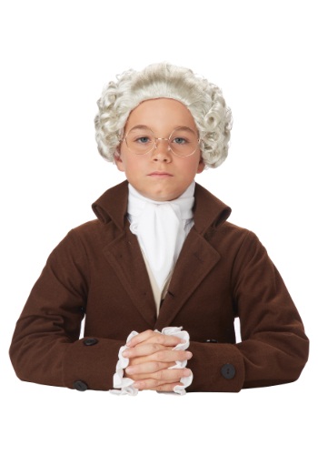 Click Here to buy Colonial Peruke Kids Wig from HalloweenCostumes, CDN Funds & Shipping