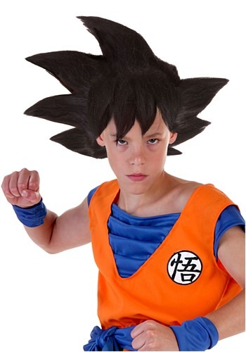 Click Here to buy Kids Goku Wig from HalloweenCostumes, CDN Funds & Shipping