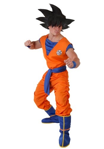 Click Here to buy Dragon Ball Z Goku Mens Costume | Cosplay Costume from HalloweenCostumes, CDN Funds & Shipping