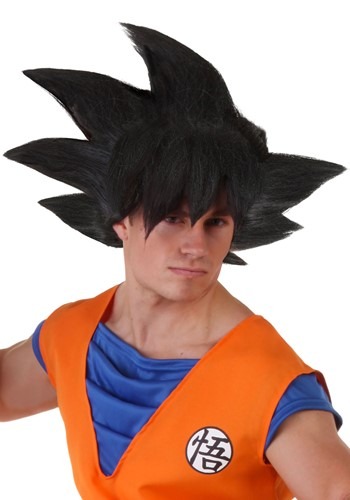 Click Here to buy Dragon Ball Z Goku Adult Wig from HalloweenCostumes, CDN Funds & Shipping