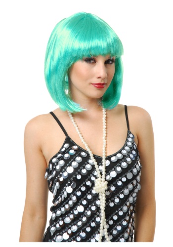 Click Here to buy Short Bob Turquoise Wig from HalloweenCostumes, CDN Funds & Shipping