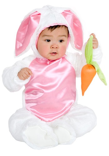 Click Here to buy Baby & Toddler Bunny Costume from HalloweenCostumes, CDN Funds & Shipping