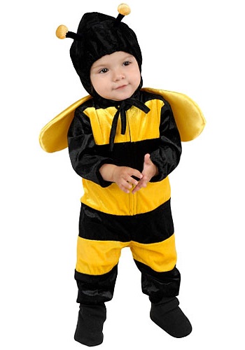 Click Here to buy Little Bee Costume | Toddler Bumble Bee Costume | Warm Costume from HalloweenCostumes, CDN Funds & Shipping