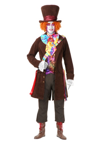 Click Here to buy Deluxe Plus Size Mad Hatter Costume from HalloweenCostumes, CDN Funds & Shipping