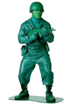 Plus Size Green Army Man Costume