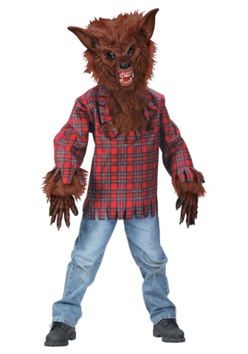 Click Here to buy Kids Brown Werewolf Costume from HalloweenCostumes, CDN Funds & Shipping