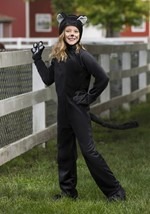 Child Black Cat Costume Alt 1