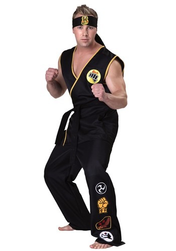 Click Here to buy Karate Kid Cobra Kai Costume from HalloweenCostumes, CDN Funds & Shipping