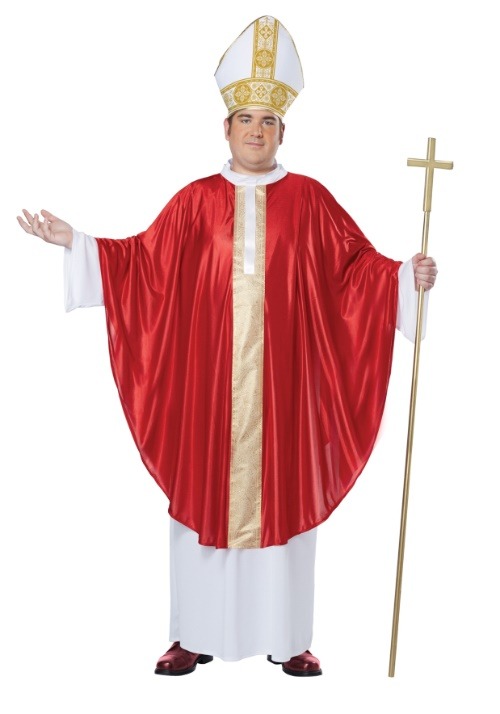 Plus Size Pope Costume
